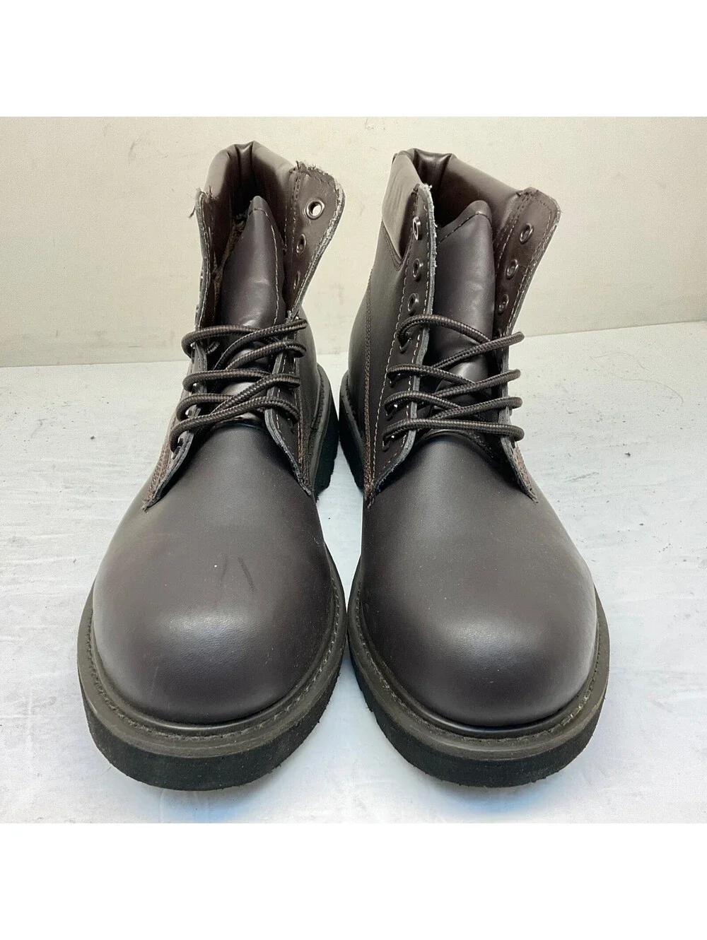 Unbranded Men's 6” Casual Work Boots SN1936W Brown-Leather Size 12M